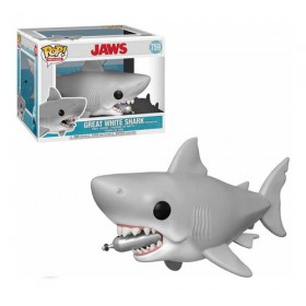 Jaws Great White Shark with Diving Tank